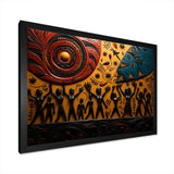 African Tribal Rhythms IX - People Canvas Wall Art