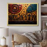 African Tribal Rhythms IX - People Canvas Wall Art