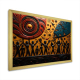 African Tribal Rhythms IX - People Canvas Wall Art