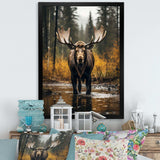 Alaska Majestic Moose - Landscapes Canvas Wall Art