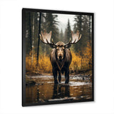 Alaska Majestic Moose - Landscapes Canvas Wall Art