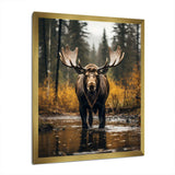 Alaska Majestic Moose - Landscapes Canvas Wall Art