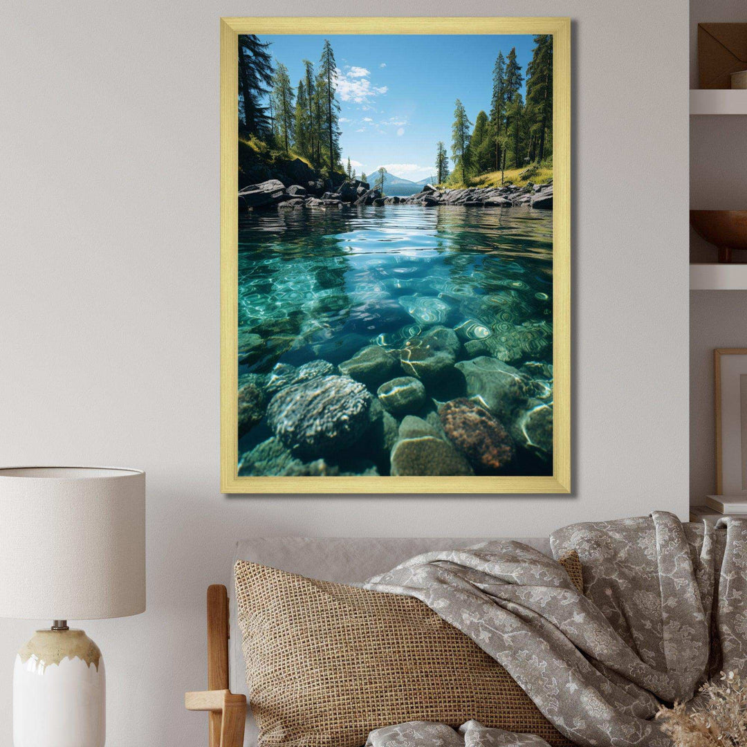 Alaska Pristine Waters - Landscapes Canvas Wall Art