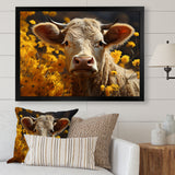 Cow Fields Of Gold - Cow Wall Decor
