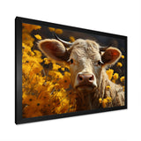 Cow Fields Of Gold - Cow Wall Decor