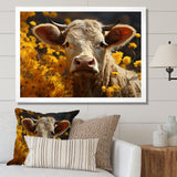 Cow Fields Of Gold - Cow Wall Decor