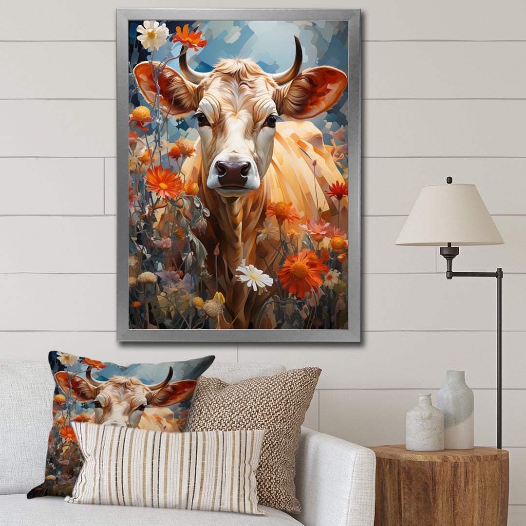 Cow Natures Mosaic - Cow Home Decor Art