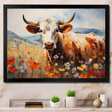 Cow Natures Symphony II - Animals Canvas Wall Art