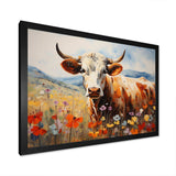 Cow Natures Symphony II - Animals Canvas Wall Art