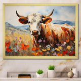 Cow Natures Symphony II - Animals Canvas Wall Art