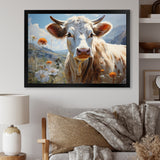 Cow Pastoral Beauty - Cow Canvas Wall Art