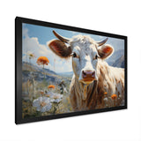 Cow Pastoral Beauty - Cow Canvas Wall Art