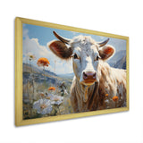 Cow Pastoral Beauty - Cow Canvas Wall Art