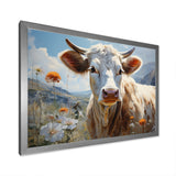 Cow Pastoral Beauty - Cow Canvas Wall Art