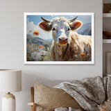Cow Pastoral Beauty - Cow Canvas Wall Art