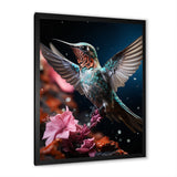 Teal Pink Animal Hummingbird - Hummingbird Wall Art Prints