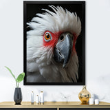 White Coral Animal Parrot - Parrot Canvas Wall Art