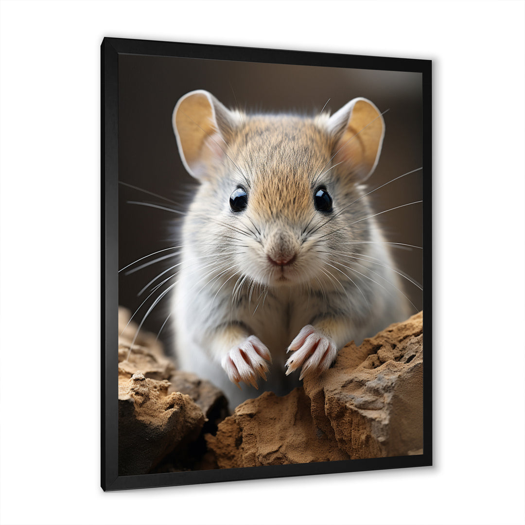 Cute Rodent - Rodent Framed Canvas Art