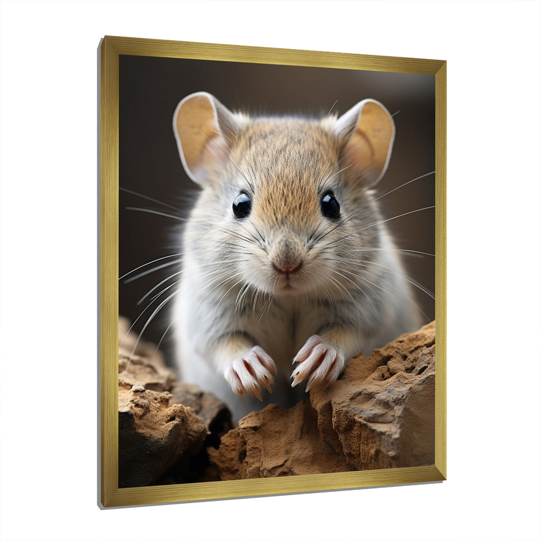 Cute Rodent - Rodent Framed Canvas Art