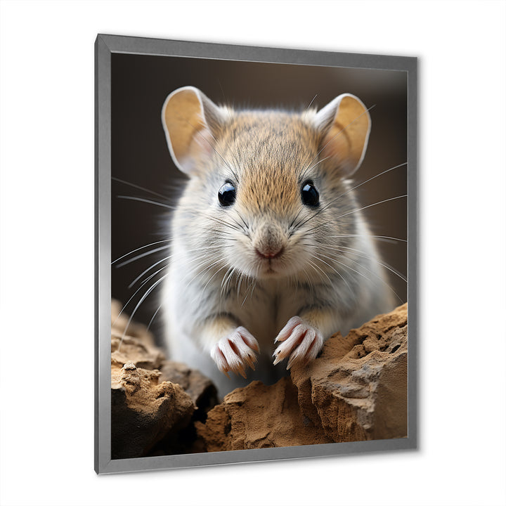 Cute Rodent - Rodent Framed Canvas Art