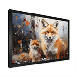 Animal Rusty Red Fox - Animals Canvas Wall Art