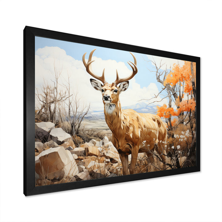 Graceful Antelope Pastoral - Antelope Canvas Wall Art