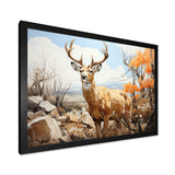 Graceful Antelope Pastoral - Antelope Canvas Wall Art
