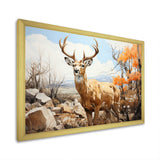Graceful Antelope Pastoral - Antelope Canvas Wall Art