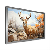 Graceful Antelope Pastoral - Antelope Canvas Wall Art