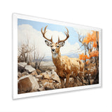 Graceful Antelope Pastoral - Antelope Canvas Wall Art