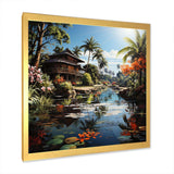 Asian Art Bali Bliss - People Canvas Wall Art