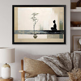 Asian Art Modern Zen I - People Canvas Wall Art