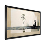 Asian Art Modern Zen I - People Canvas Wall Art