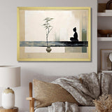 Asian Art Modern Zen I - People Canvas Wall Art