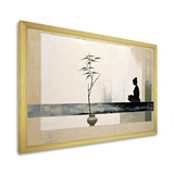 Asian Art Modern Zen I - People Canvas Wall Art