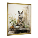 Asian Art Rabbit Sumi I - People Canvas Wall Art