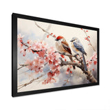 Asian Art Sumi Bird Serenity VI - People Canvas Wall Art