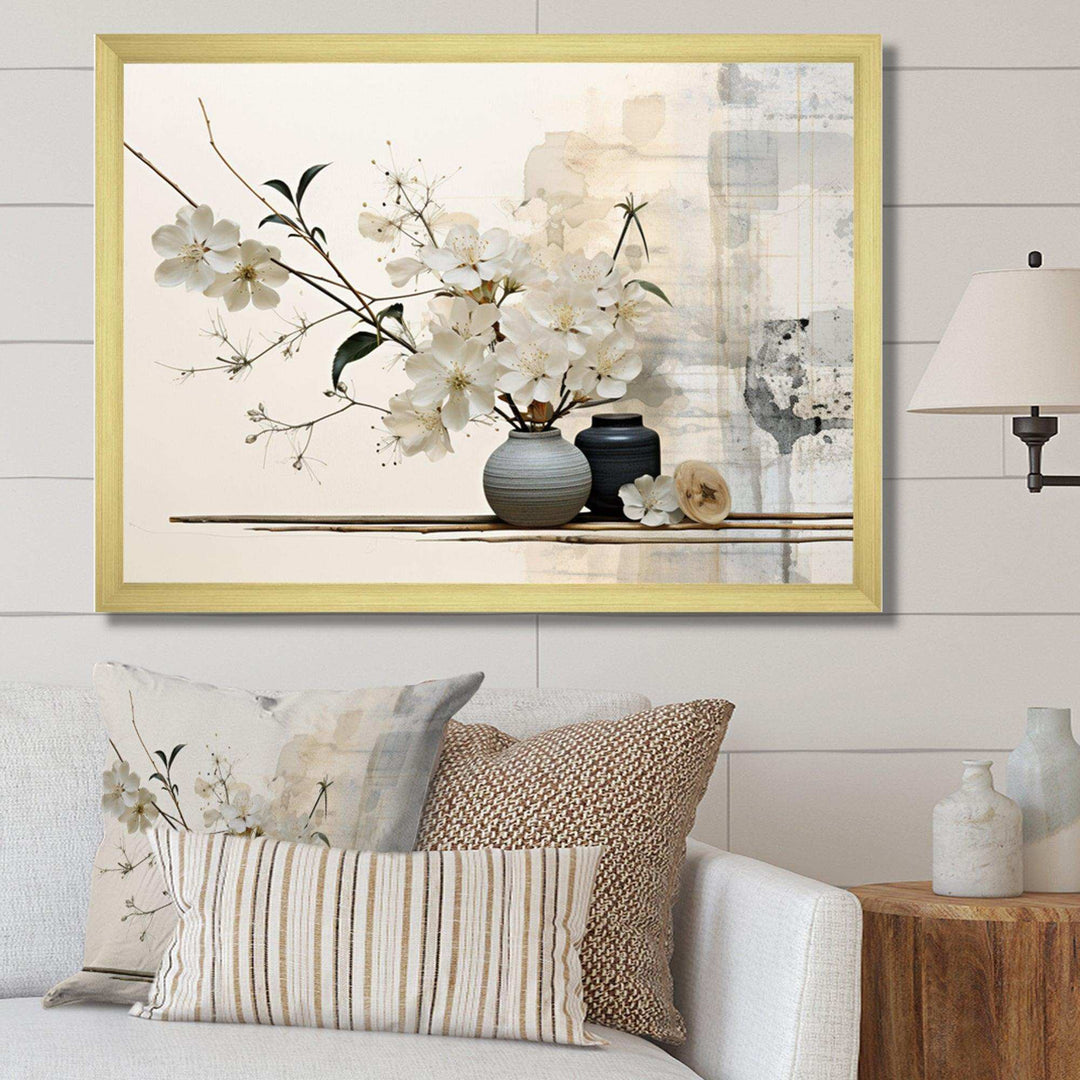 Asian Art Sumie Zen II - People Canvas Wall Art