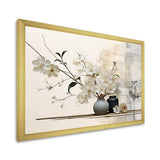 Asian Art Sumie Zen II - People Canvas Wall Art