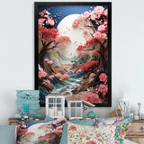 Asian Art Zen Garden V - People Canvas Wall Art