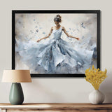 Blue Ballet Dance I - Fashion Canvas Wall Art