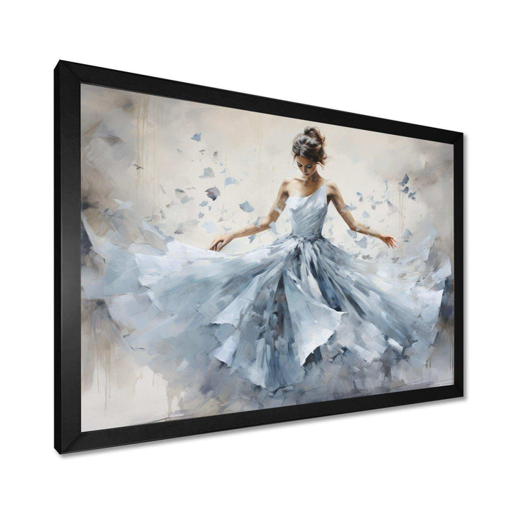 Blue Ballet Dance I - Fashion Canvas Wall Art