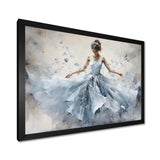 Blue Ballet Dance I - Fashion Canvas Wall Art