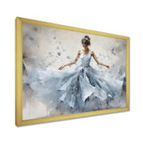 Blue Ballet Dance I - Fashion Canvas Wall Art