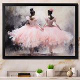 Pink Ballet Dance I - Fashion Canvas Wall Art