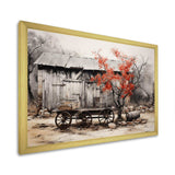 Barn Rustic Elegance I - Architecture Canvas Wall Art