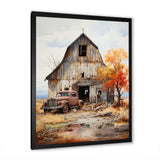 Barns Rustic Charm IX - Architecture Canvas Wall Art