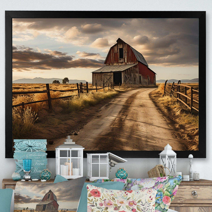 Barns Rustic Charm II - Architecture Canvas Wall Art