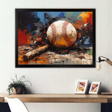 Baseball Collage II - Sports Canvas Wall Art