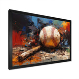 Baseball Collage II - Sports Canvas Wall Art